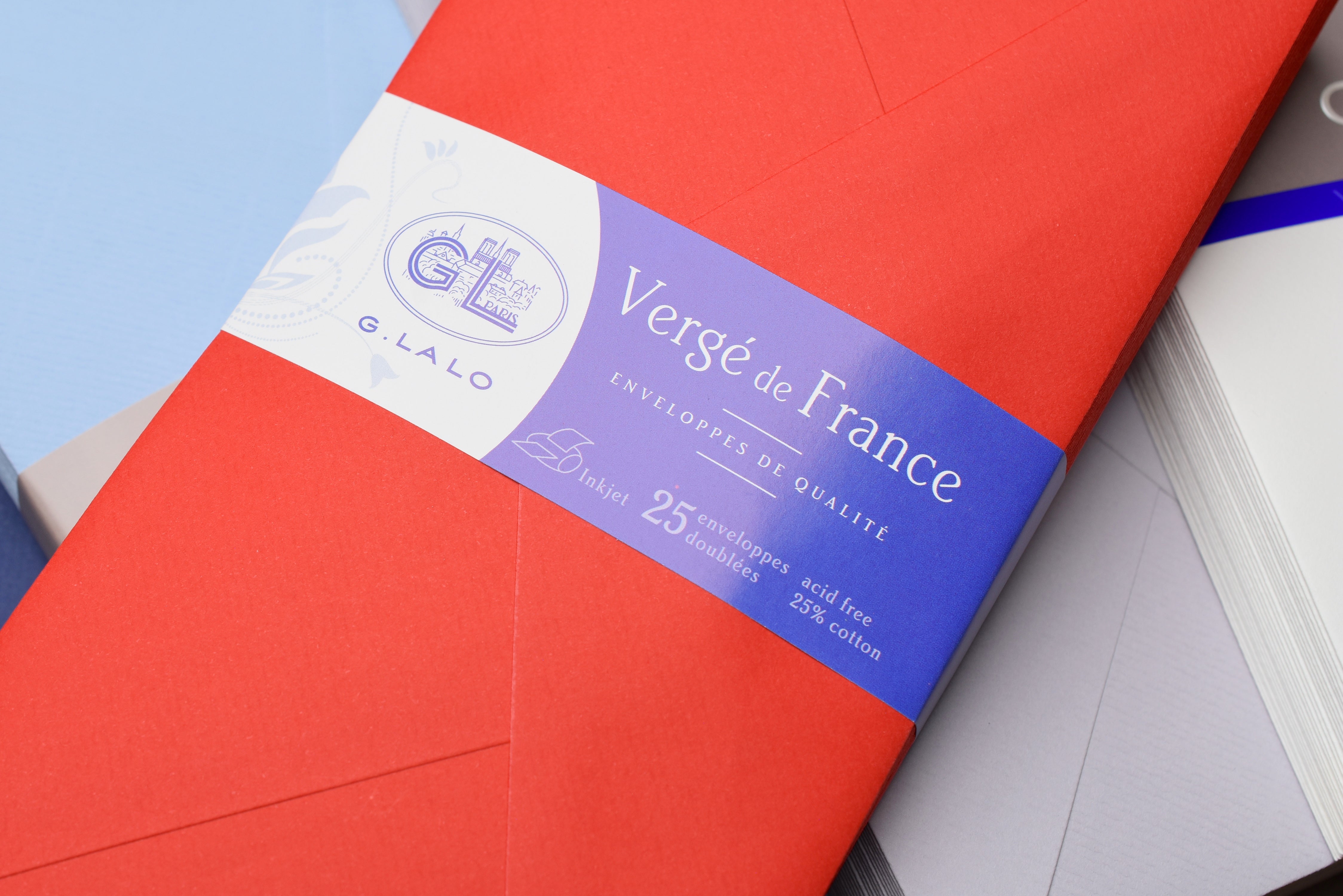 G. Lalo Vergé De France Envelopes - Pack of 25