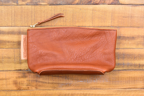 The Superior Labor Leather Pouch L - Light Brown