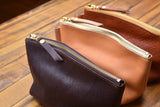 The Superior Labor Leather Pouch L - Dark Brown