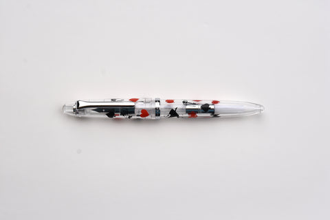 BUNGUBOX Original Fountain Pen - Alice in Wonderland - Black & Red