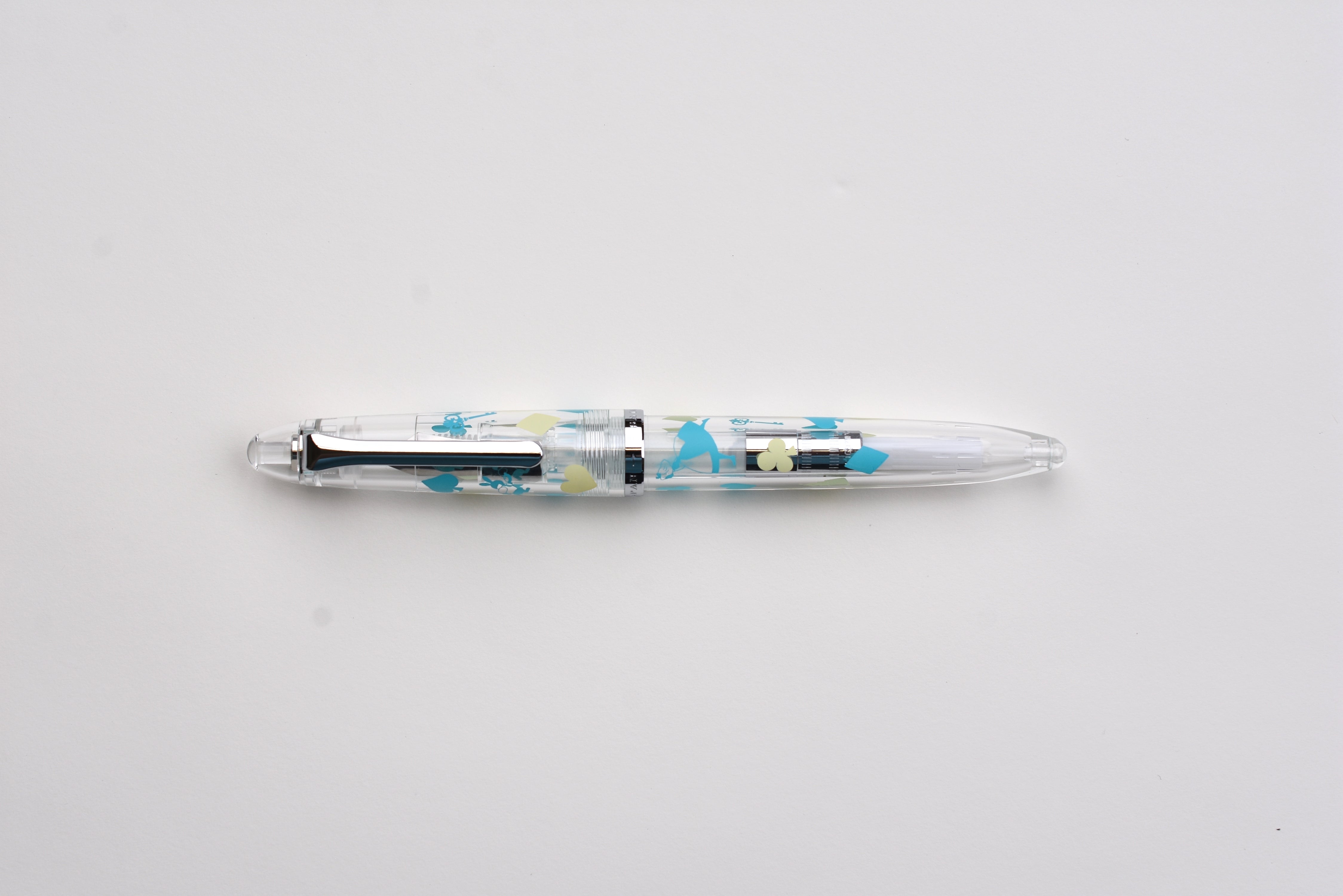 BUNGUBOX Original Fountain Pen - Alice in Wonderland - White & Blue