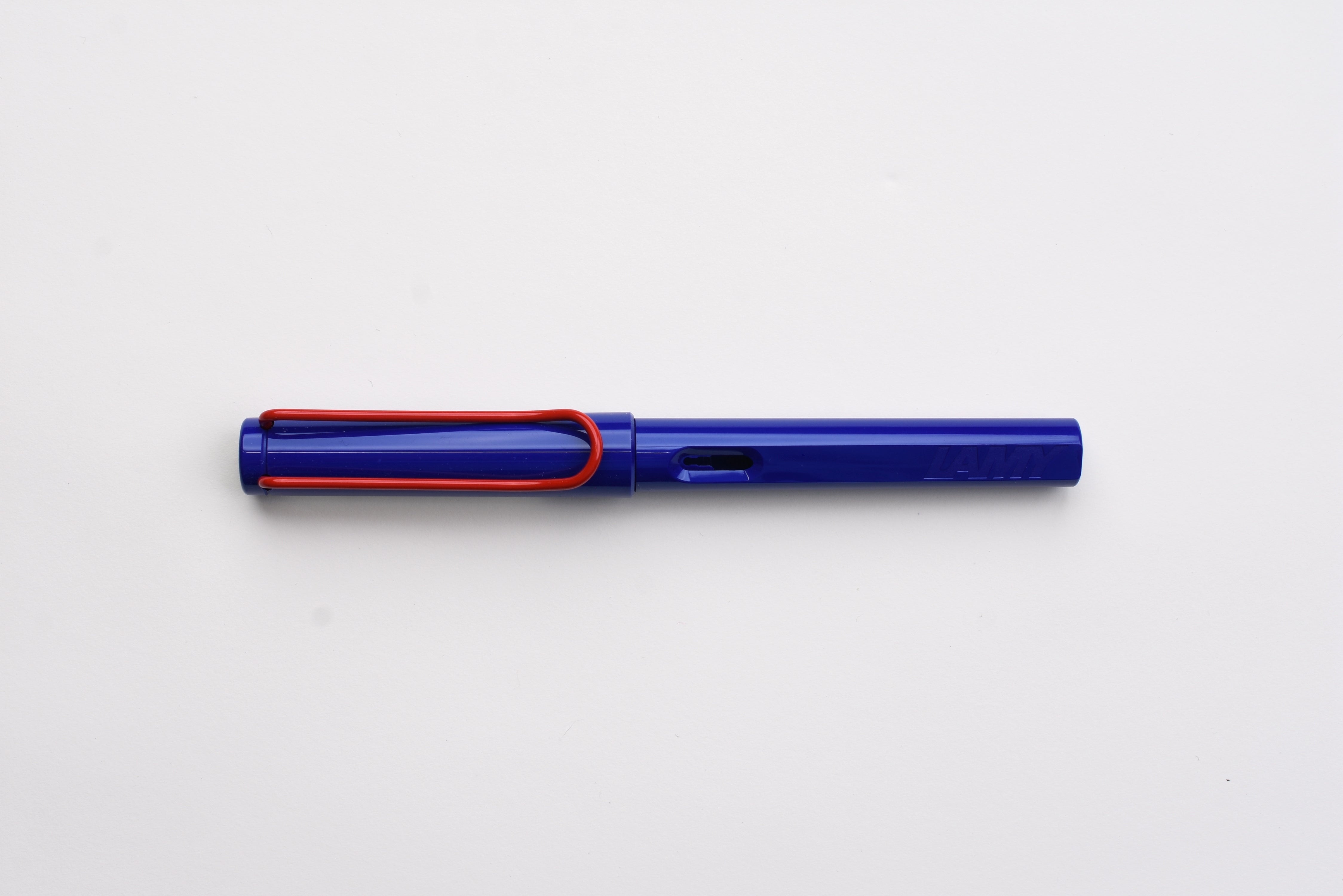 LAMY Safari Fountain Pen - Blue/Red - Special Edition