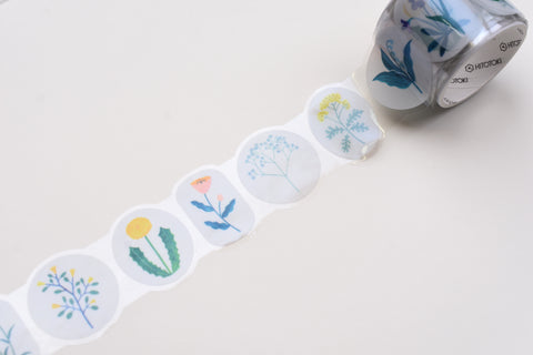 SODA Transparent Masking Tape - 30mm - Wildflower