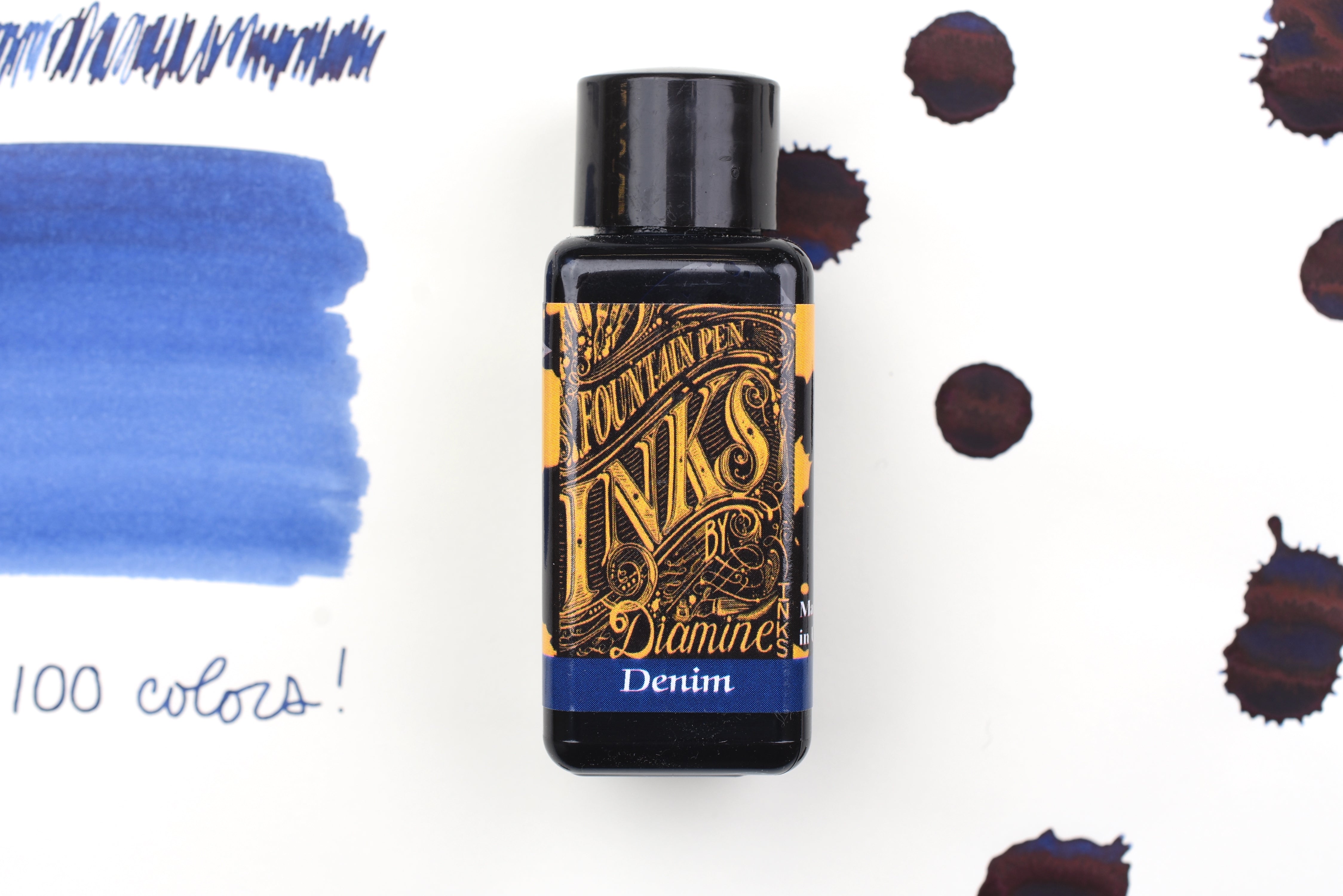 Diamine Fountain Pen Ink - Denim - 30mL