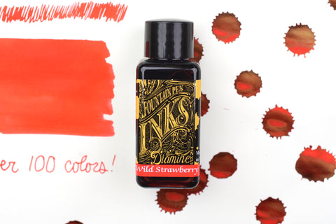 Diamine Fountain Pen Ink - Wild Strawberry - 30mL