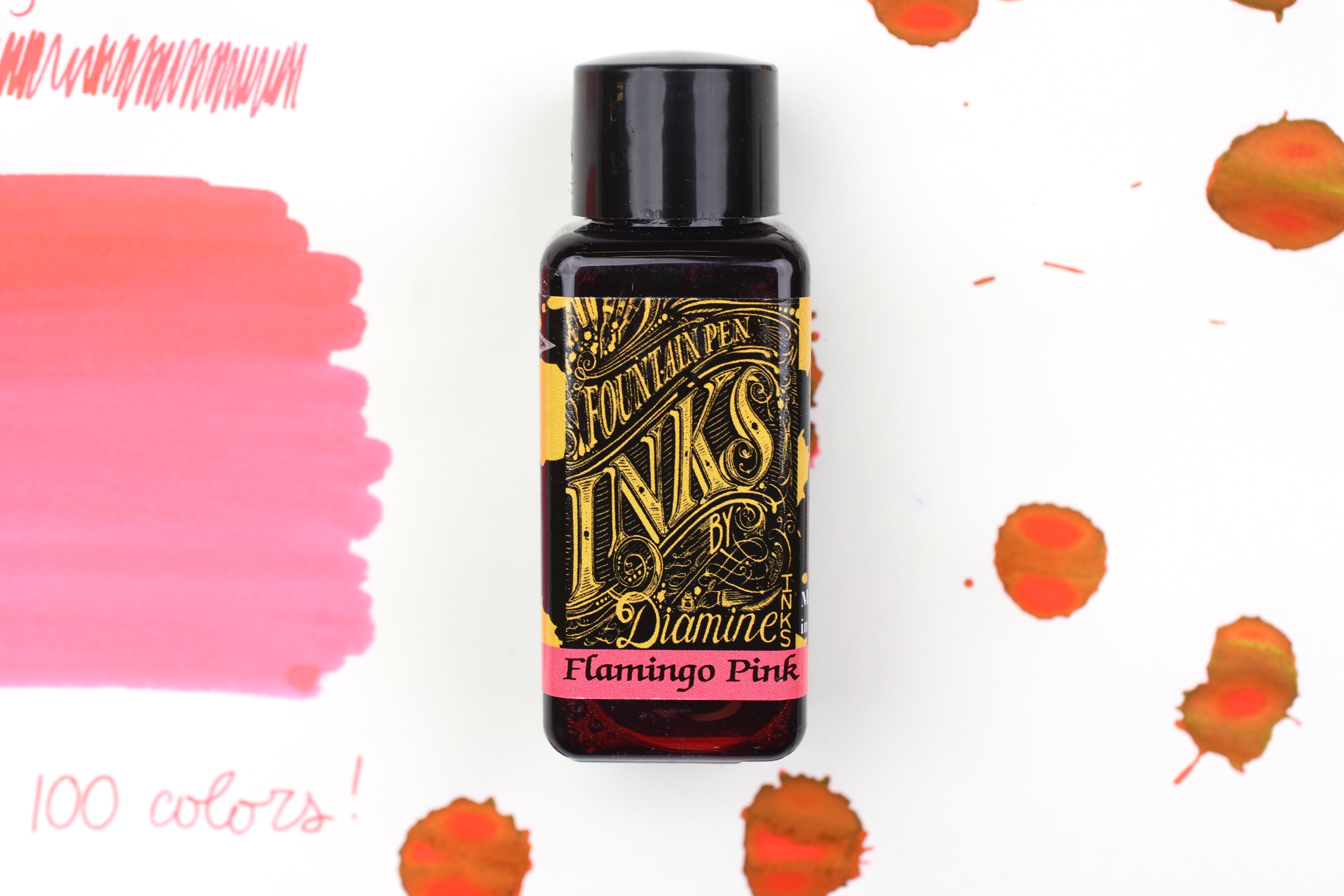 Diamine Fountain Pen Ink - Flamingo Pink - 30mL