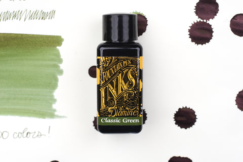 Diamine Fountain Pen Ink - Classic Green - 30mL