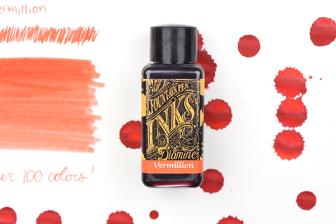 Diamine Fountain Pen Ink - Vermillion - 30mL