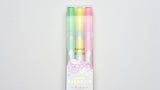 Zebra Glitter Highlighter, Kirarich, Pack of 3