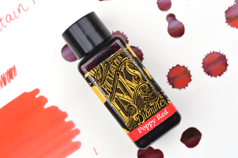 Diamine Fountain Pen Ink - Poppy Red - 30mL