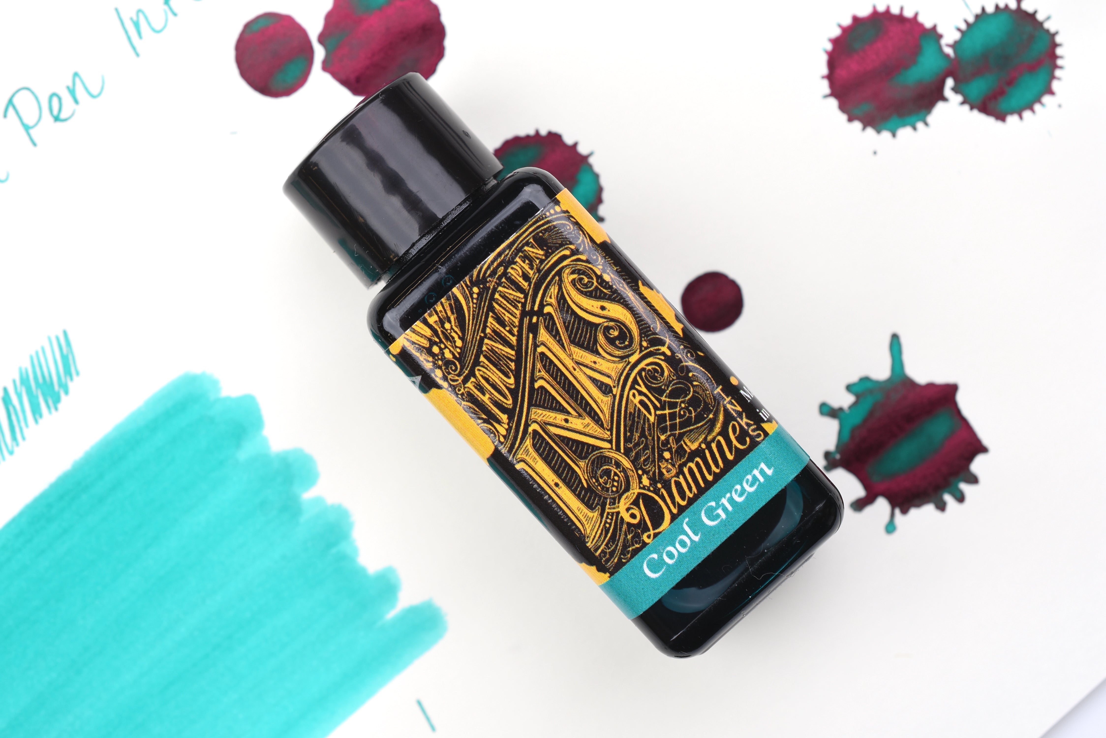 Diamine Fountain Pen Ink - Cool Green - 30mL