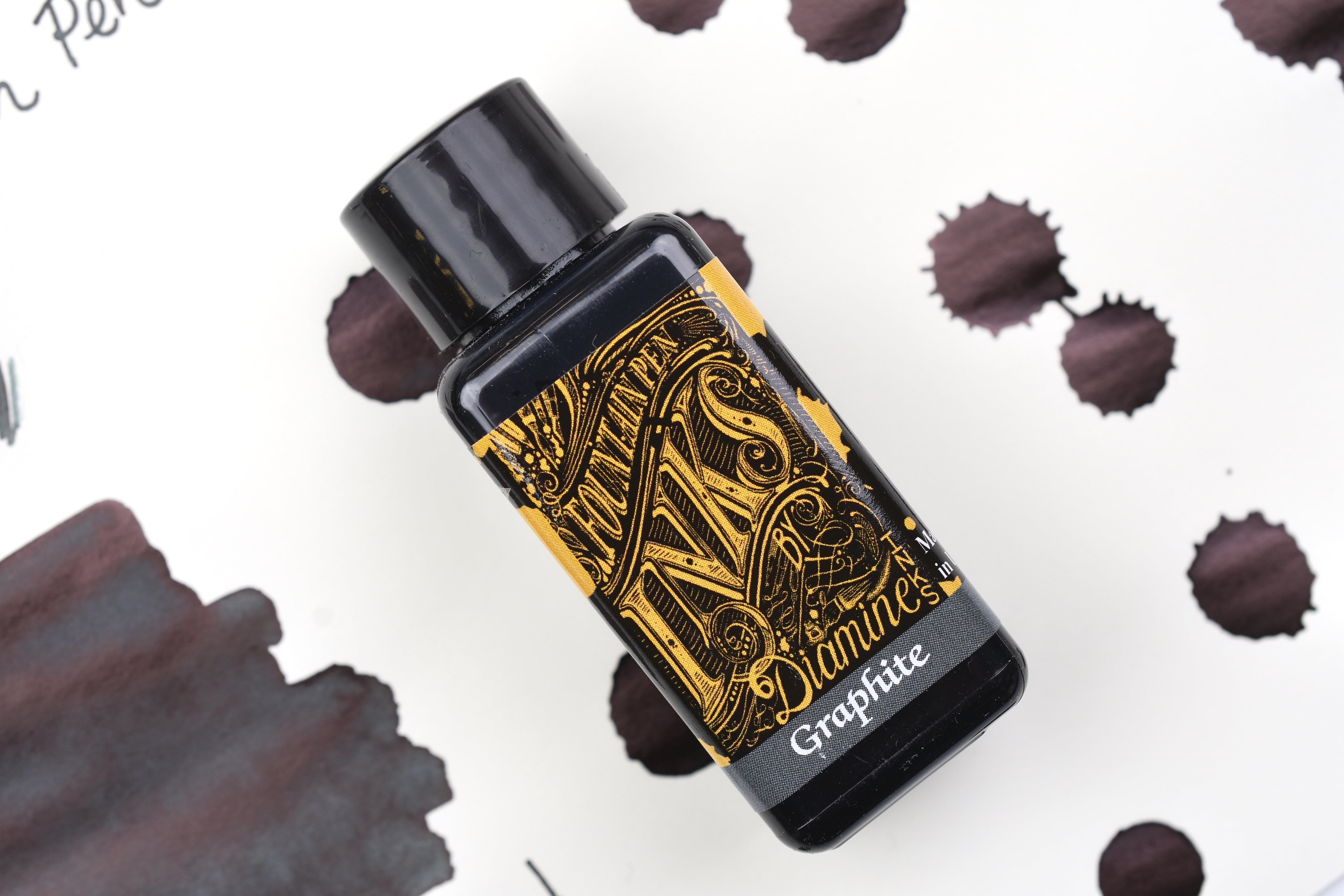 Diamine Fountain Pen Ink - Graphite - 30mL