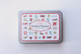 Vintage Letterpress Rubber Stamp Set