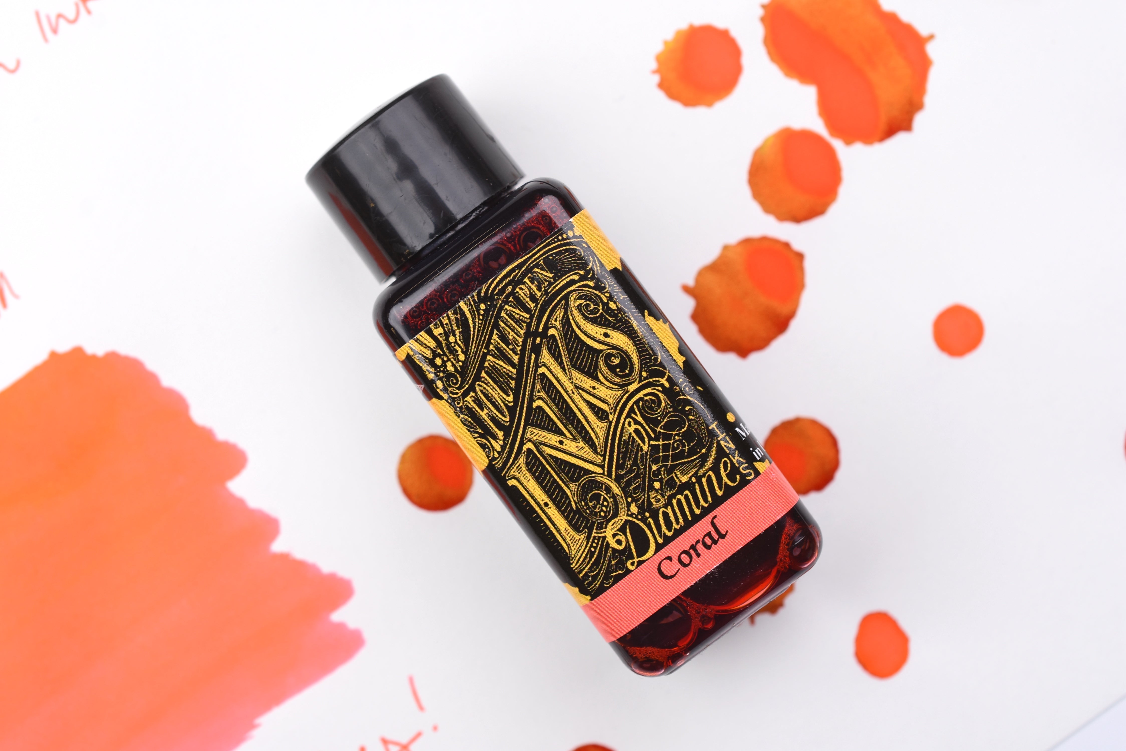 Diamine Fountain Pen Ink - Coral - 30mL