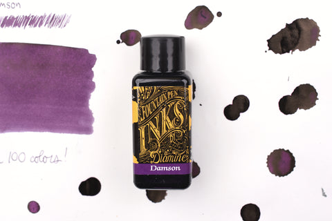 Diamine Fountain Pen Ink - Damson - 30mL