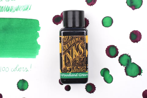 Diamine Fountain Pen Ink - Woodland Green - 30mL