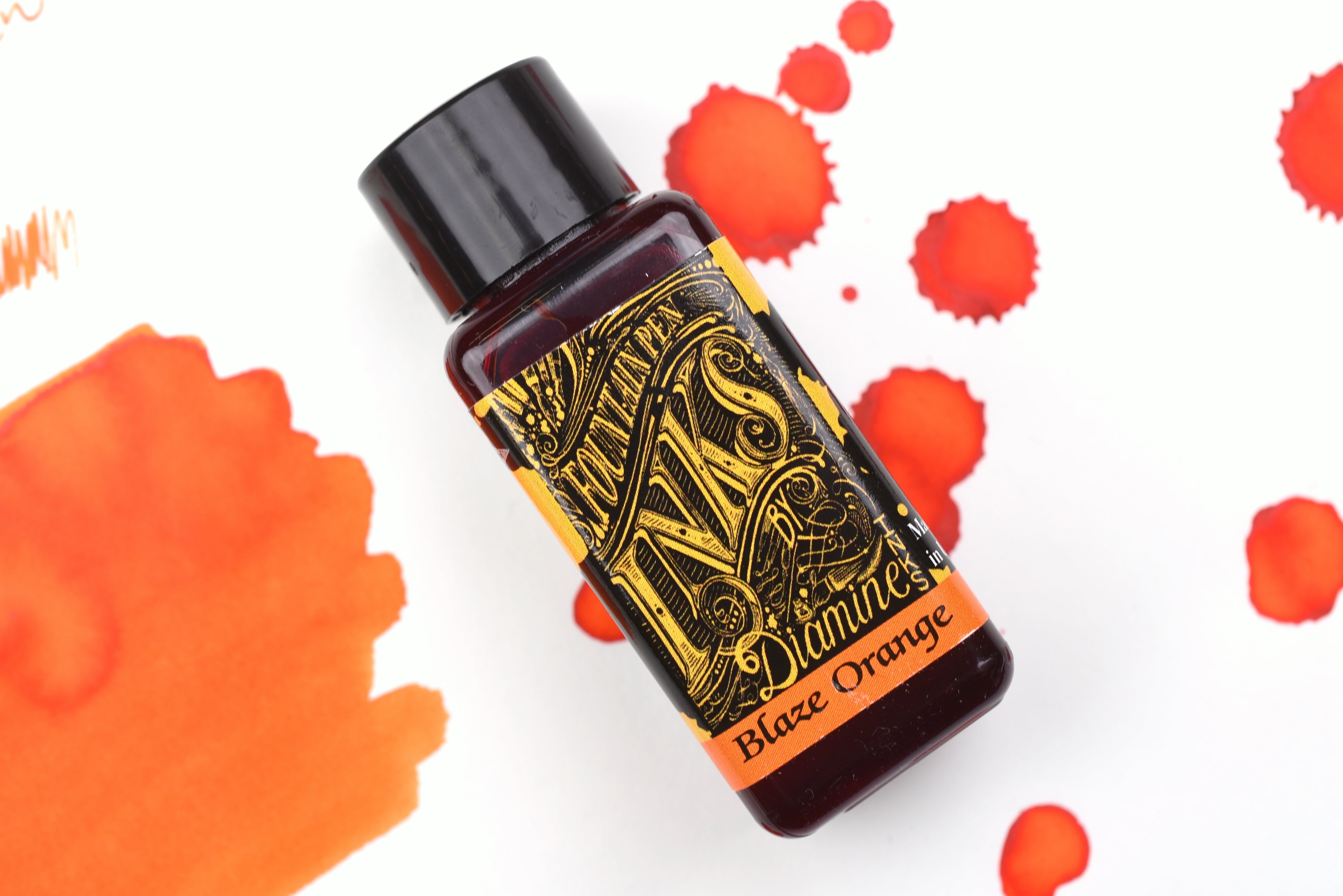 Diamine Fountain Pen Ink - Blaze Orange - 30mL