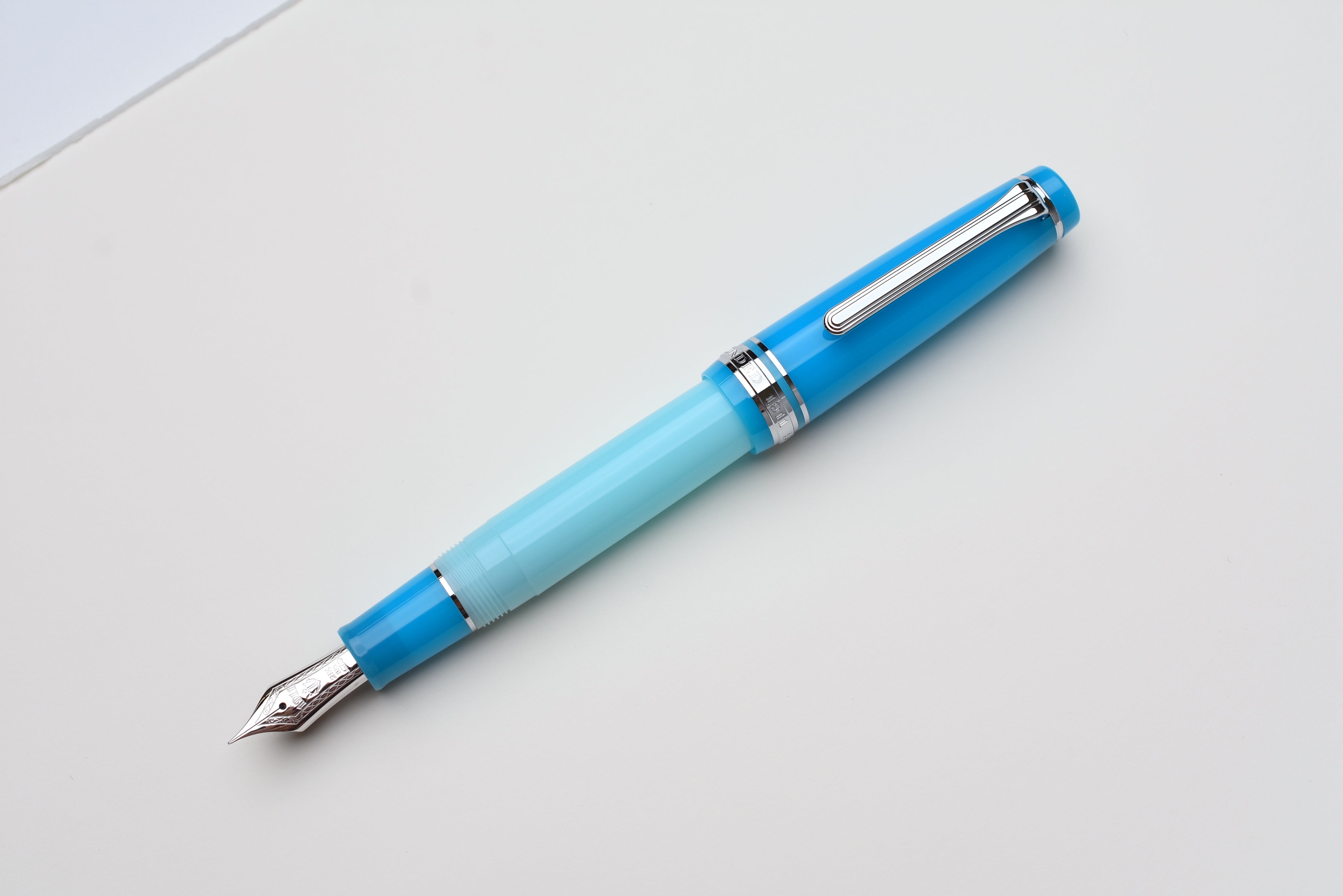 Sailor Cocktail Series Pro Gear Fountain Pen - Gin-Based Cocktails - Blue Train