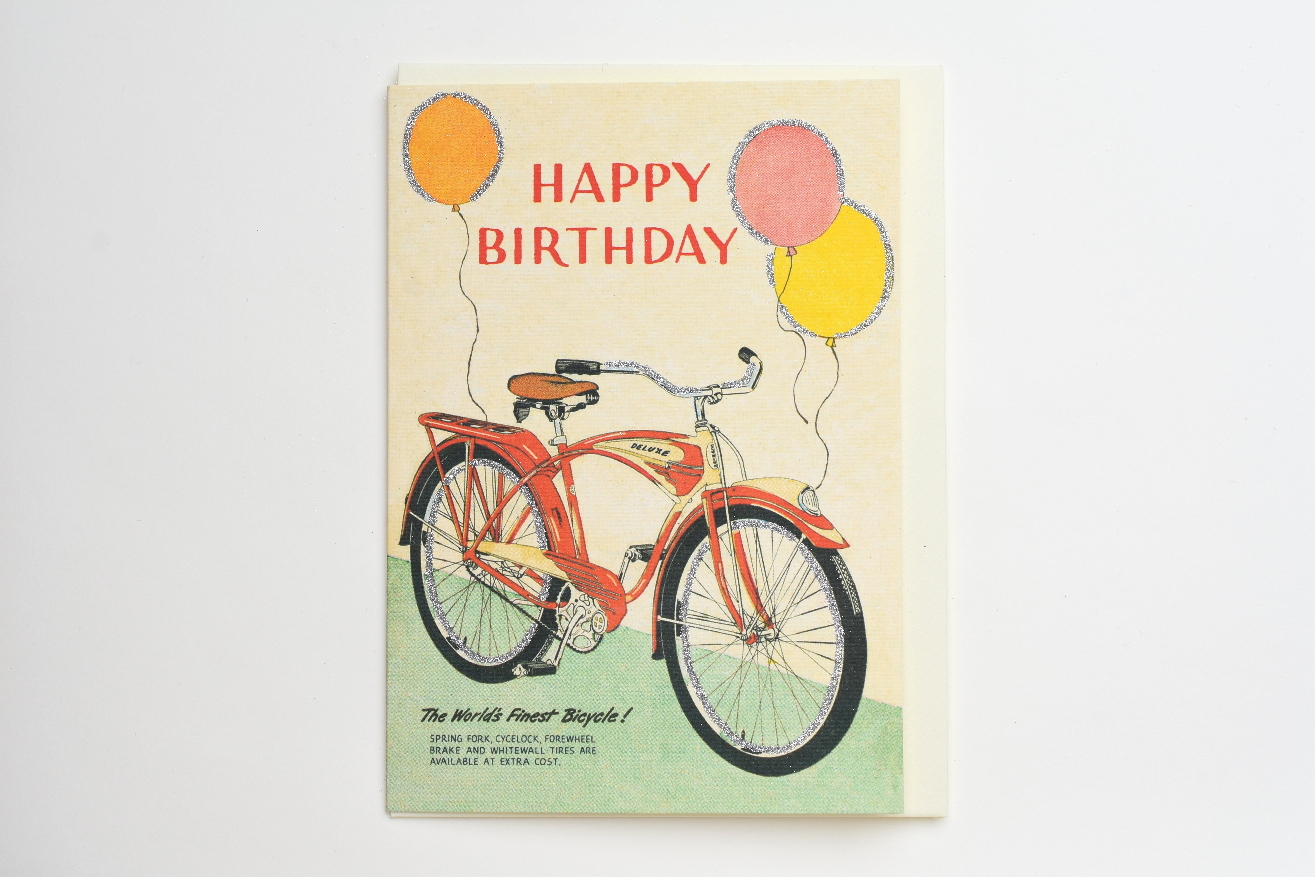 Happy Birthday Bicycle Greeting Card