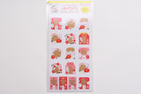 Furukawa Good Luck Scratch Sticker - Flower Rabbit