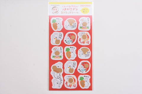 Furukawa Good Luck Scratch Sticker - Rabbit