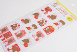 Furukawa Good Luck Scratch Sticker - Flower Rabbit