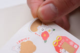 Furukawa Good Luck Scratch Sticker - Daruma Rabbit