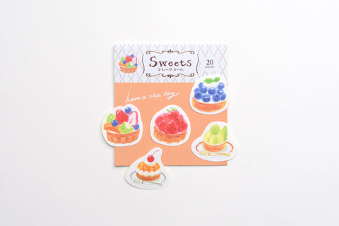 Furukawa Paper Sweets Flake Sticker - Tart