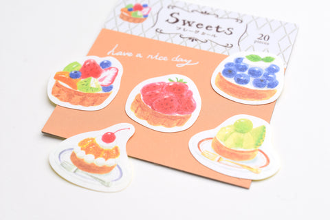 Furukawa Paper Sweets Flake Sticker - Tart