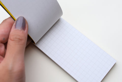 Mnemosyne Stitch Memo Pad - A8 - Grid