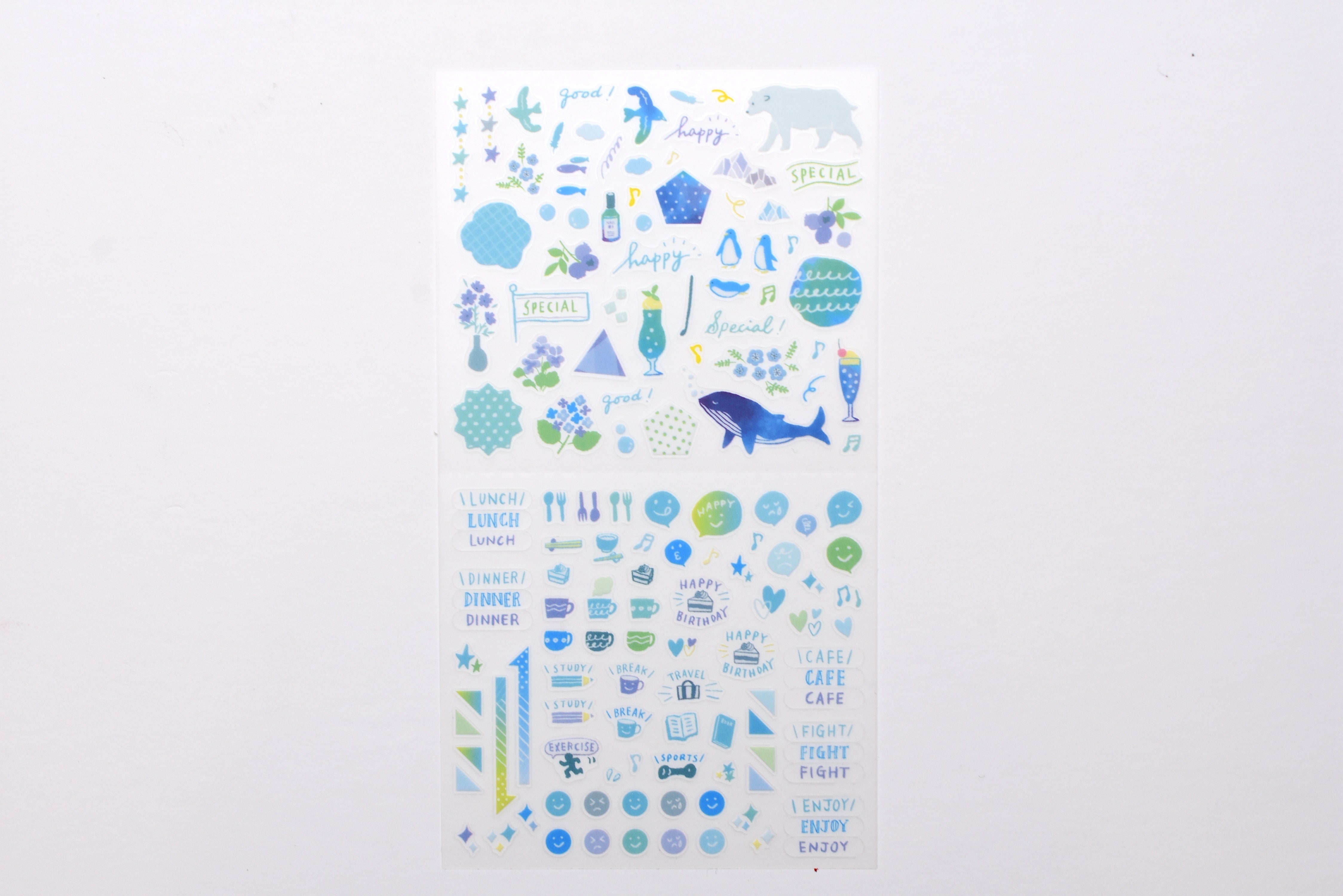 Midori Planner Sticker - Color Theme - Blue