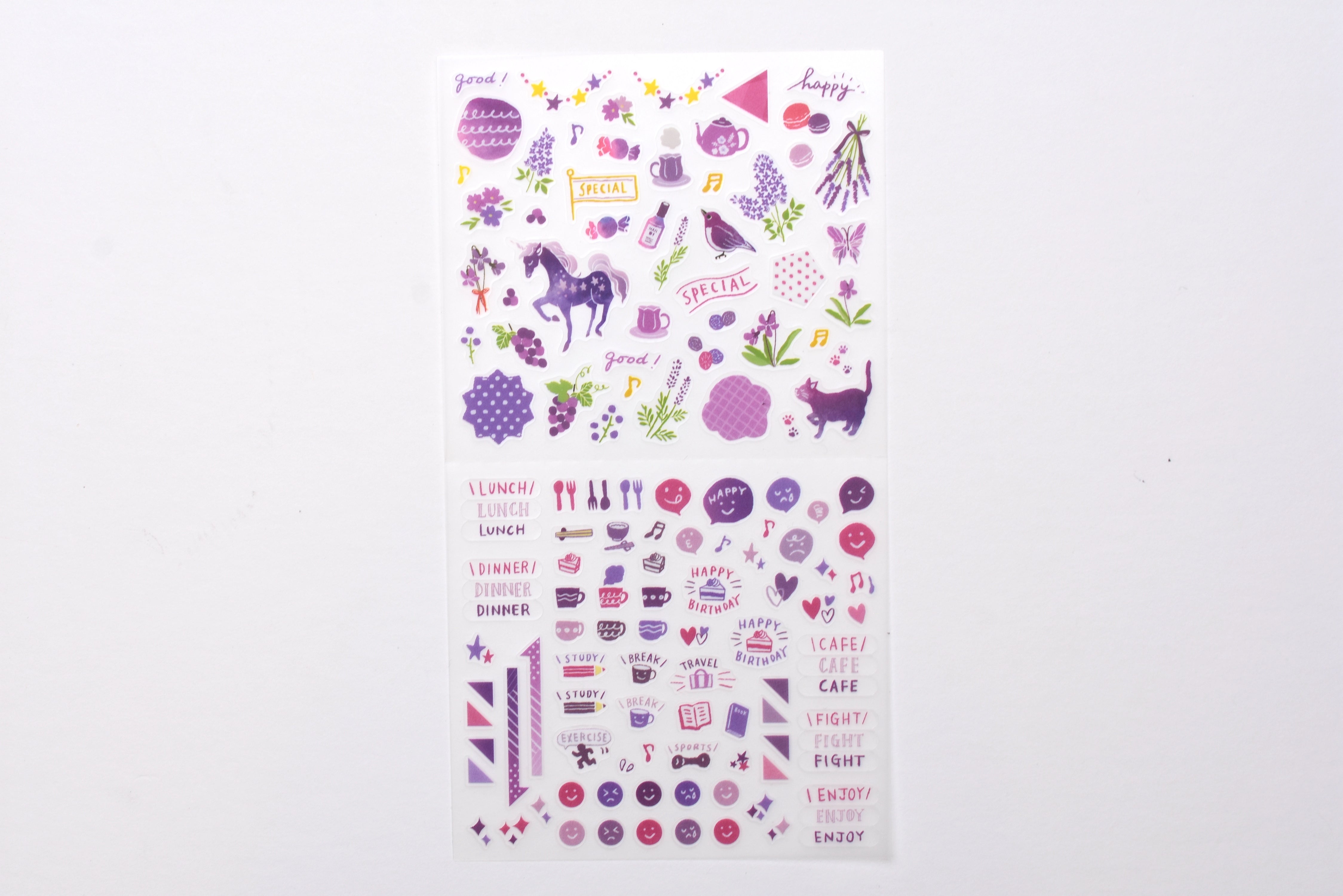 Midori Planner Sticker - Color Theme - Purple