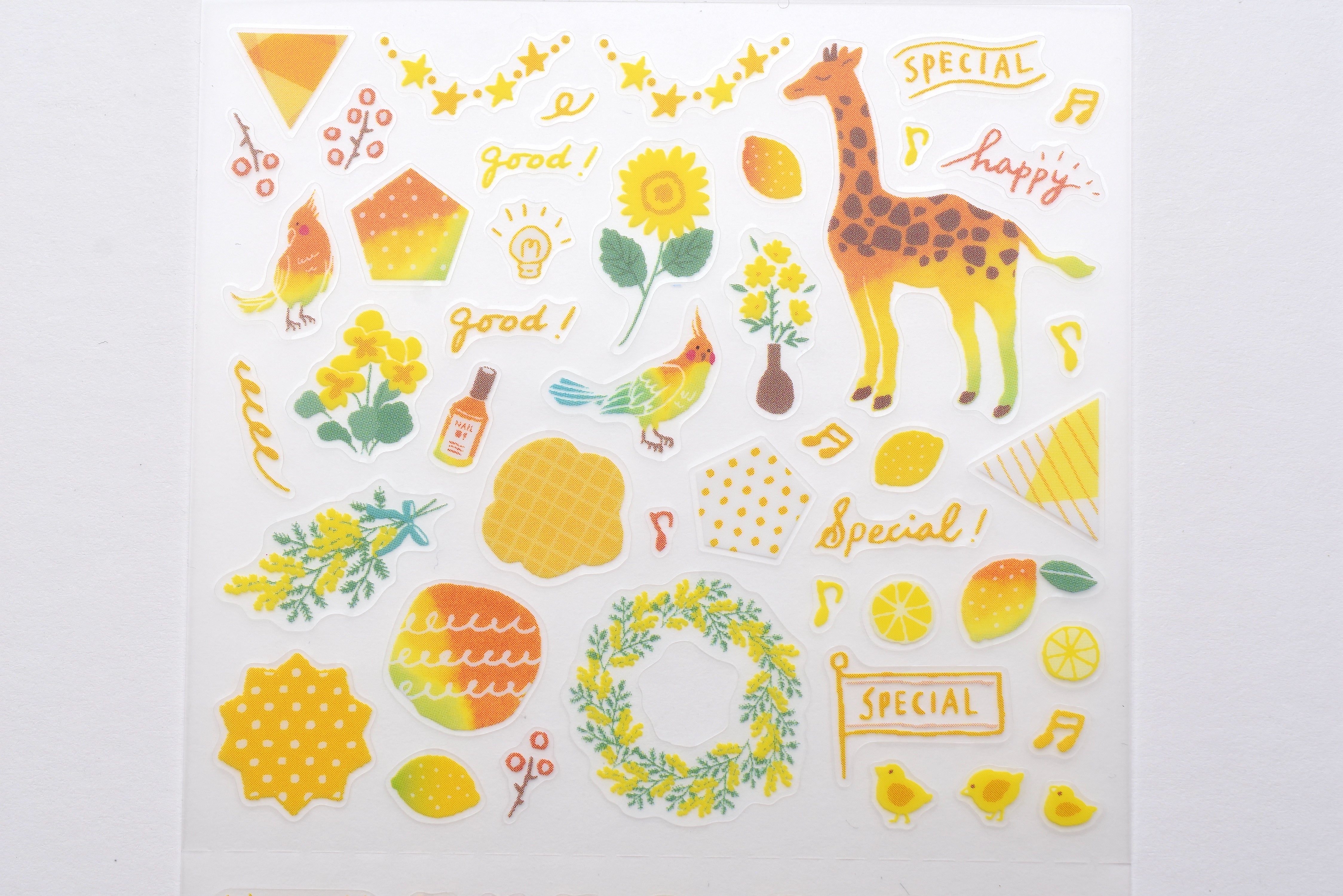 Midori Planner Sticker - Color Theme - Yellow