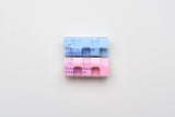 Kokuyo 28-Corner Eraser - Blue and Pink