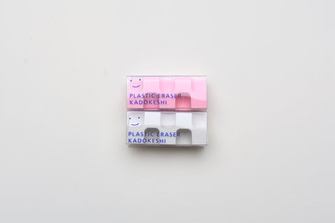 Kokuyo 28-Corner Eraser - Pink and White