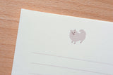 Mini Letter Set with Pomeranian Stickers