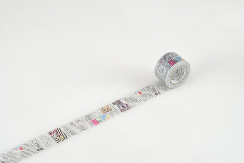 mt ex Washi Tape English Newspaper