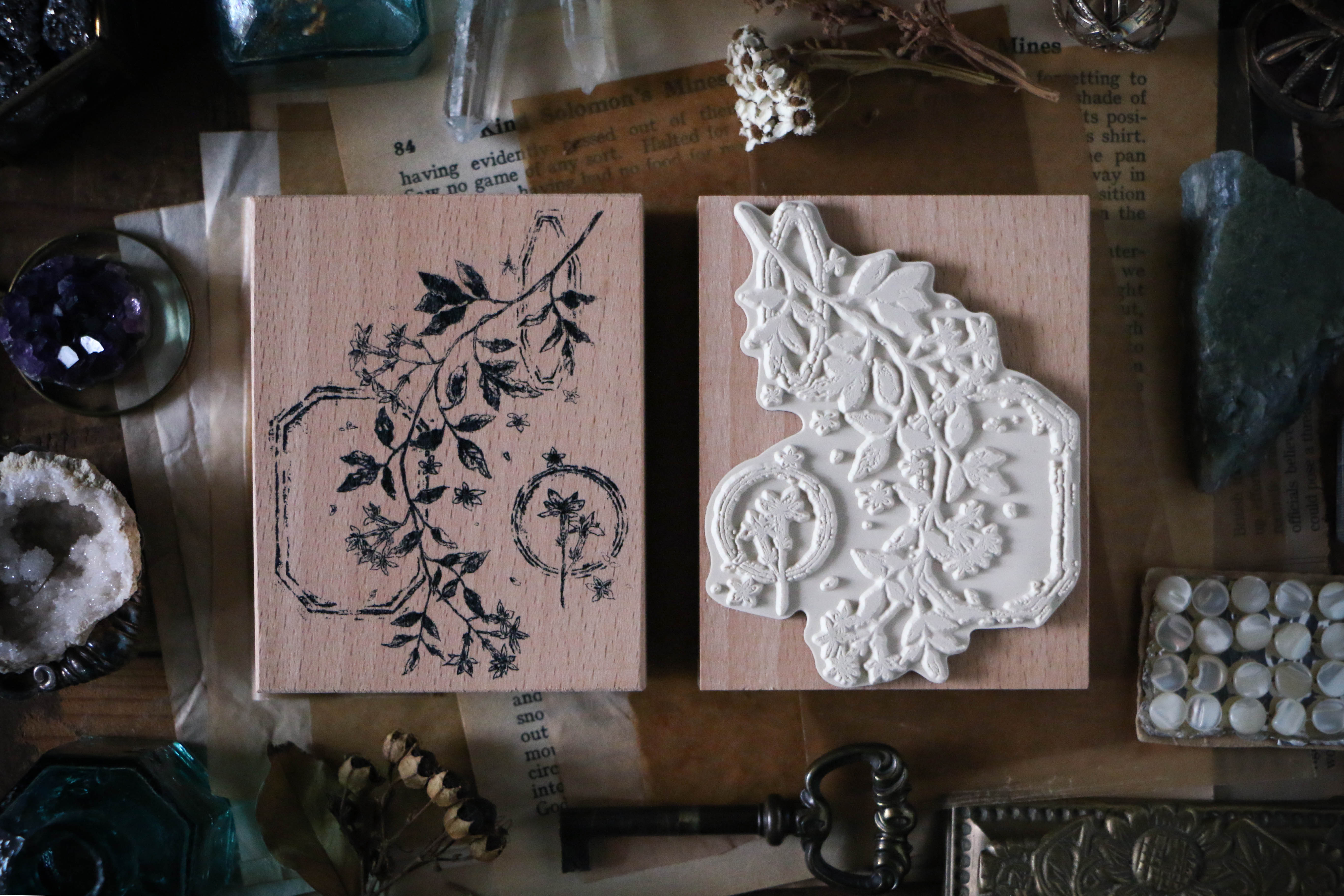 LCN Dried Flower Stamp Set B