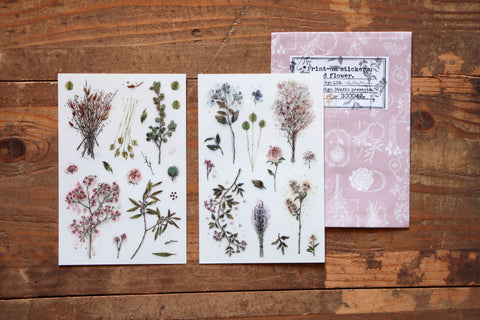 LCN Print-On Stickers - Dried Flower