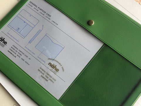 Nähe General Purpose Case - A5 - Green