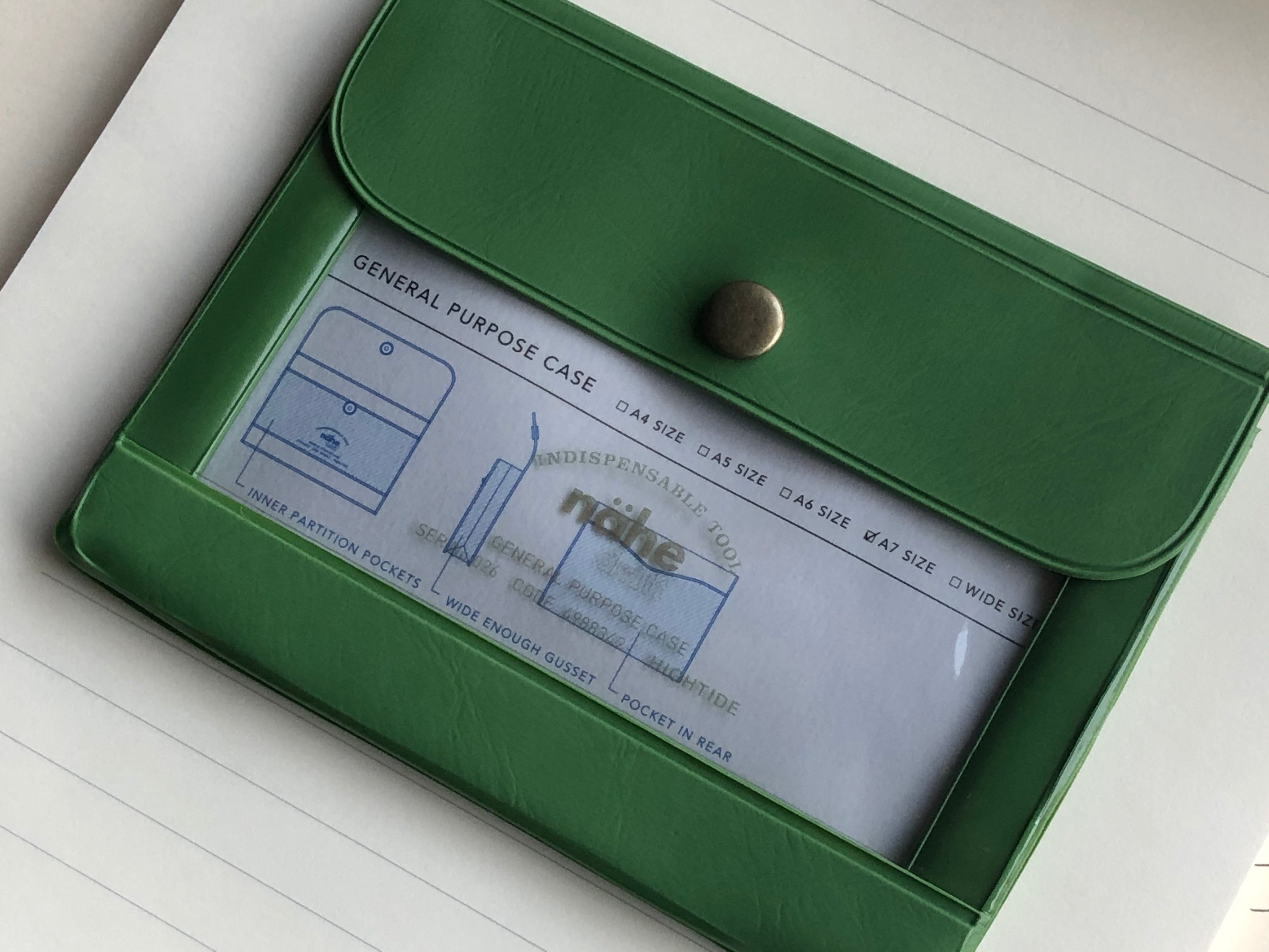 Nähe General Purpose Case - A7 - Green