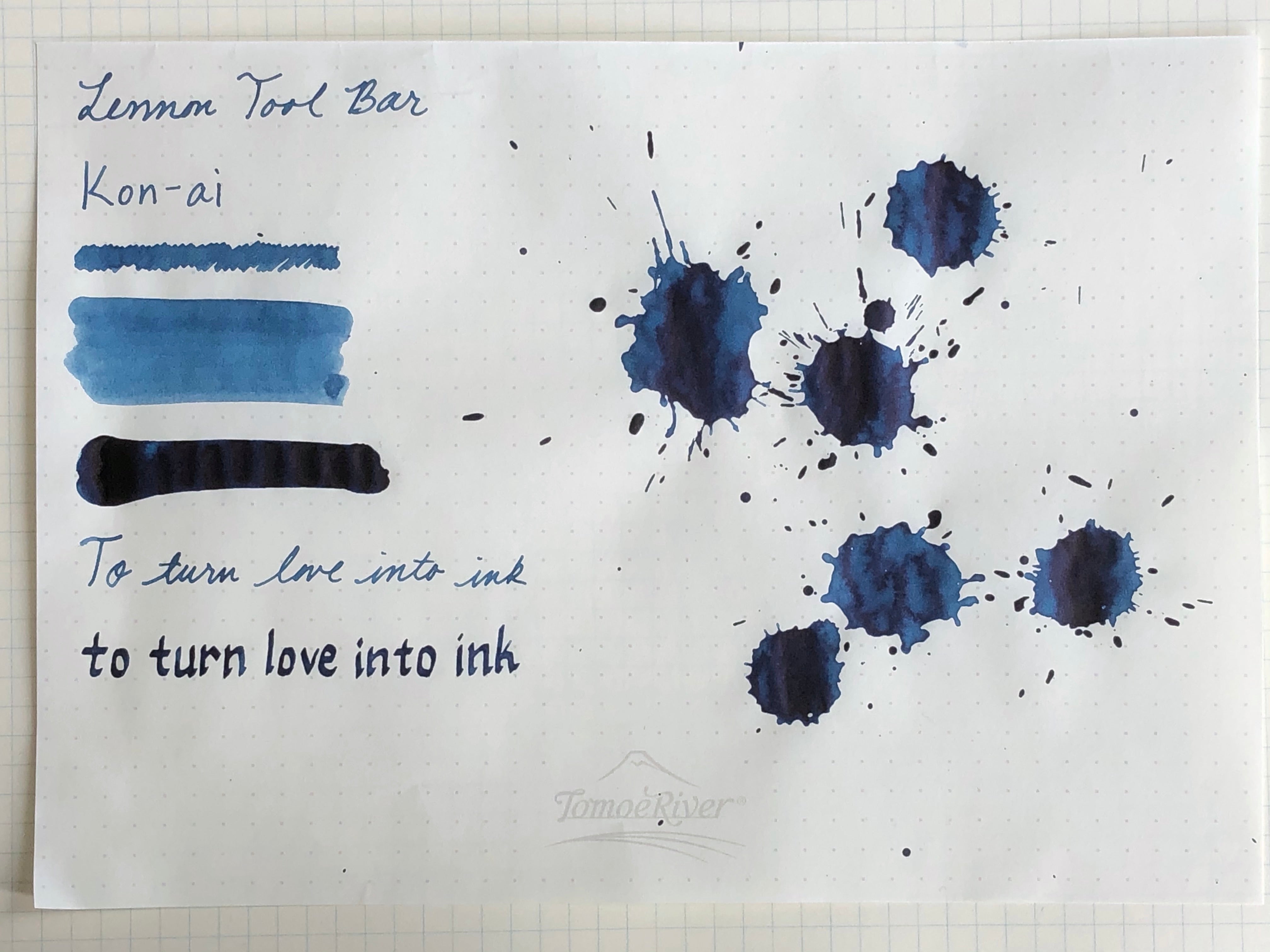 Lennon Tool Bar 紺藍 Kon-Ai Ink