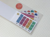 Kamio Color Swatch Washi Sticker Booklet