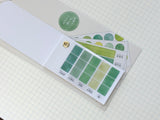 Kamio Color Swatch Washi Sticker Booklet