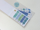 Kamio Color Swatch Washi Sticker Booklet