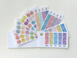 Kamio Color Swatch Washi Sticker Booklet