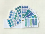 Kamio Color Swatch Washi Sticker Booklet