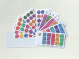 Kamio Color Swatch Washi Sticker Booklet