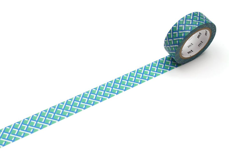 mt deco Washi Tape - mesh green