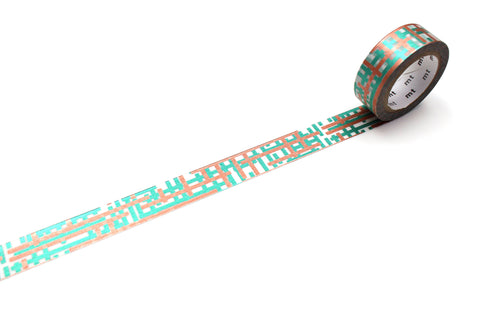 mt Washi Tape - High Brightness - Random Lattice